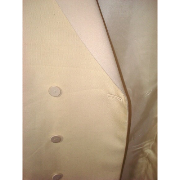 New NWT 50 IT FR Tuxedo Mens Jacket 40 US Italy Valentino Cream White Designer - Picture 8 of 16